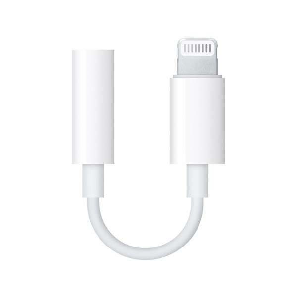 Original Apple Lightning to 3.5 mm Headphone Jack Adapter