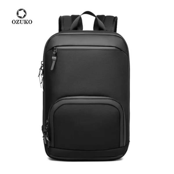 Ozuko 9474 Fashion Travel Backpack Black 15.6″