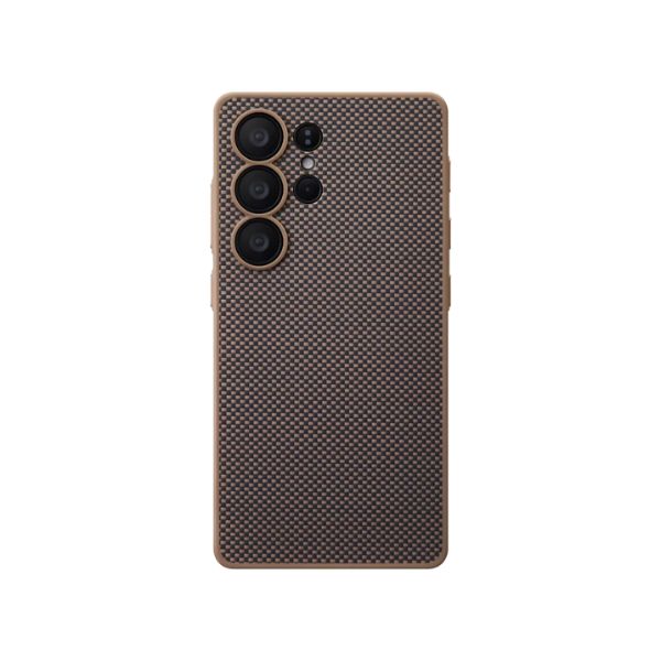 PITAKA PinButton Case for Samsung Galaxy S25 Ultra, Black/Gold