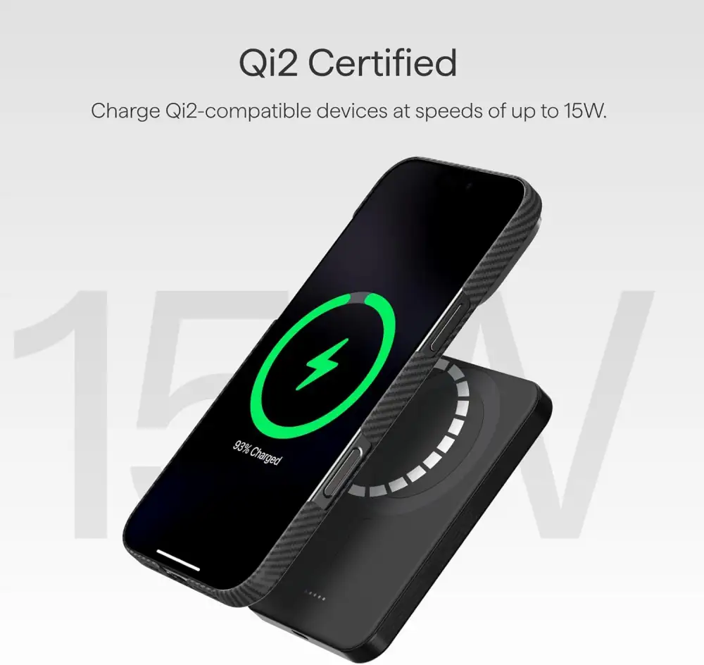 PITAKA Sunset Qi2 5000 mAh 15W MagSafe Power Bank