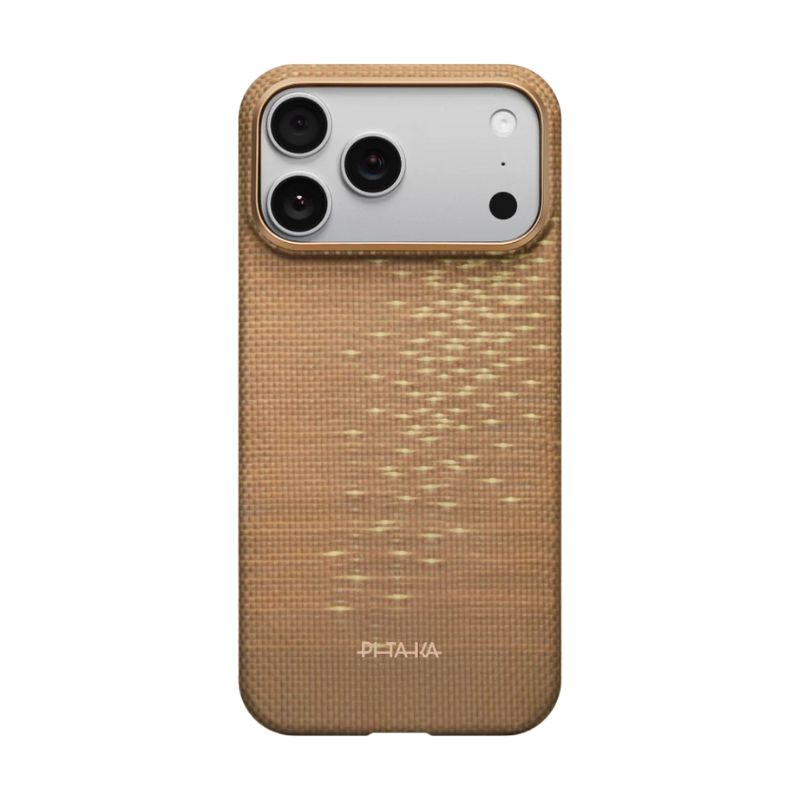 PITAKA Ultra Slim Golden Glint Case for iPhone 17 Pro Max