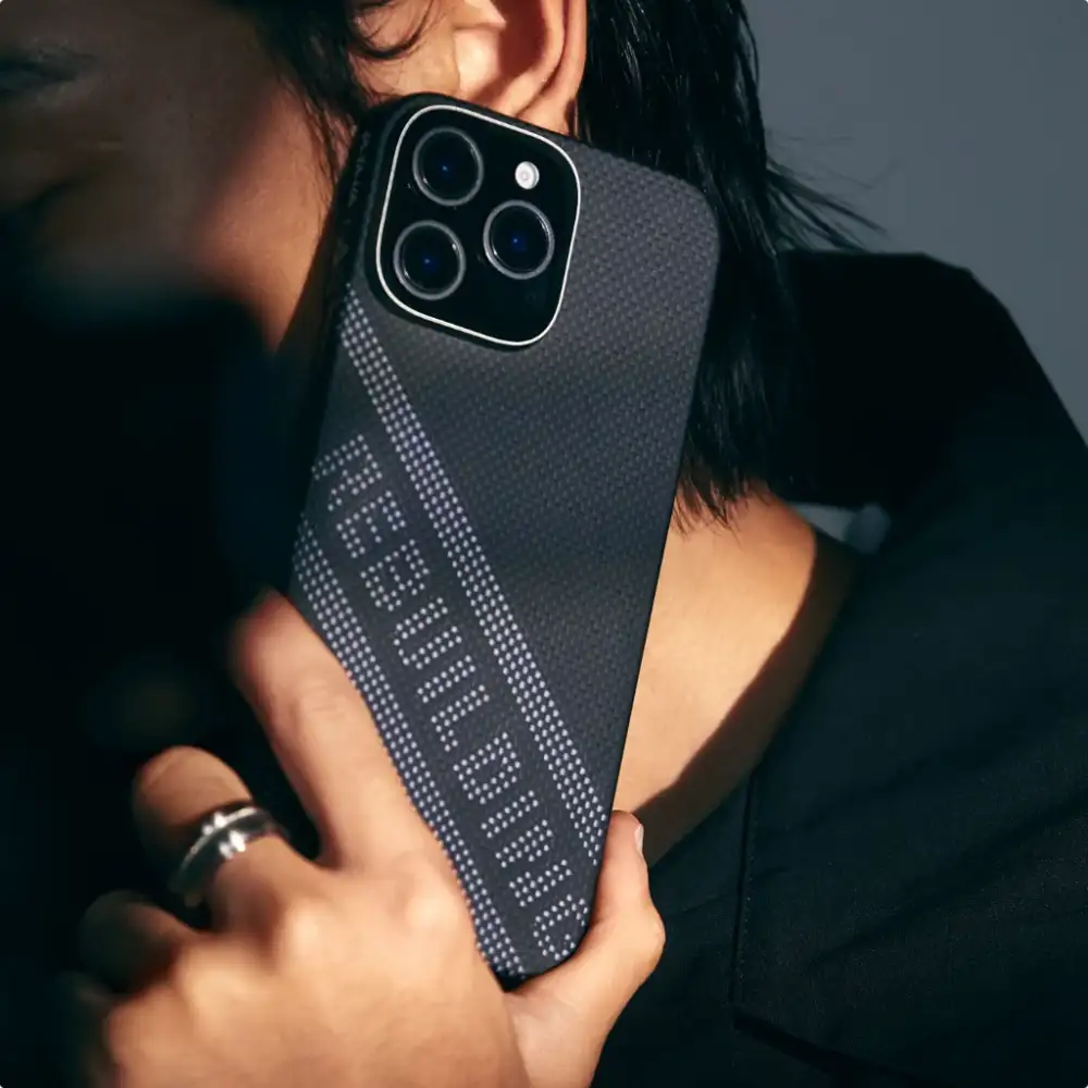 Pitaka x Re-TROS Rebuilding Collaborative Tactile Woven Case for iPhone 16 Pro Max