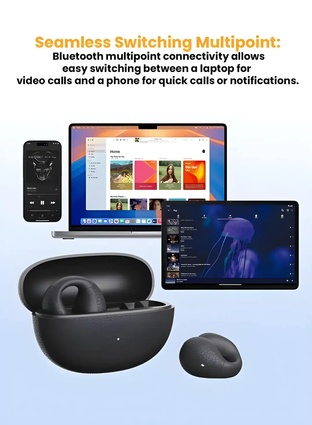 QCY Crossky C10 delivering clear open sound experience