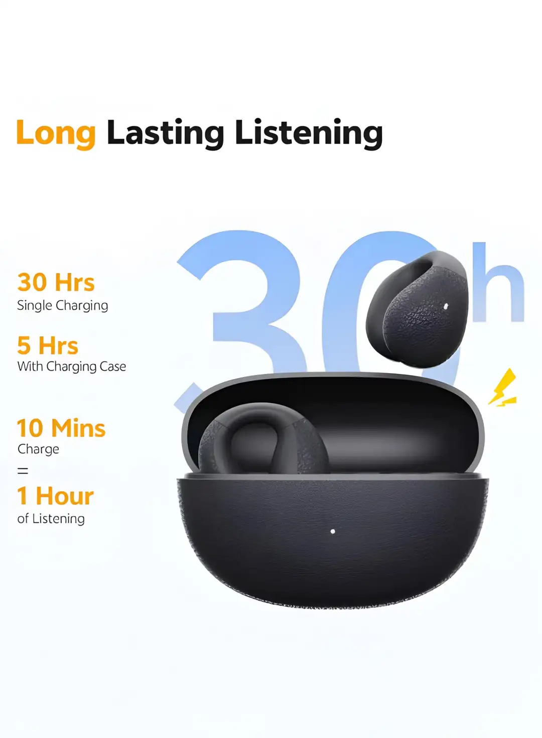 QCY Crossky C10 open-ear wireless headphones compact design