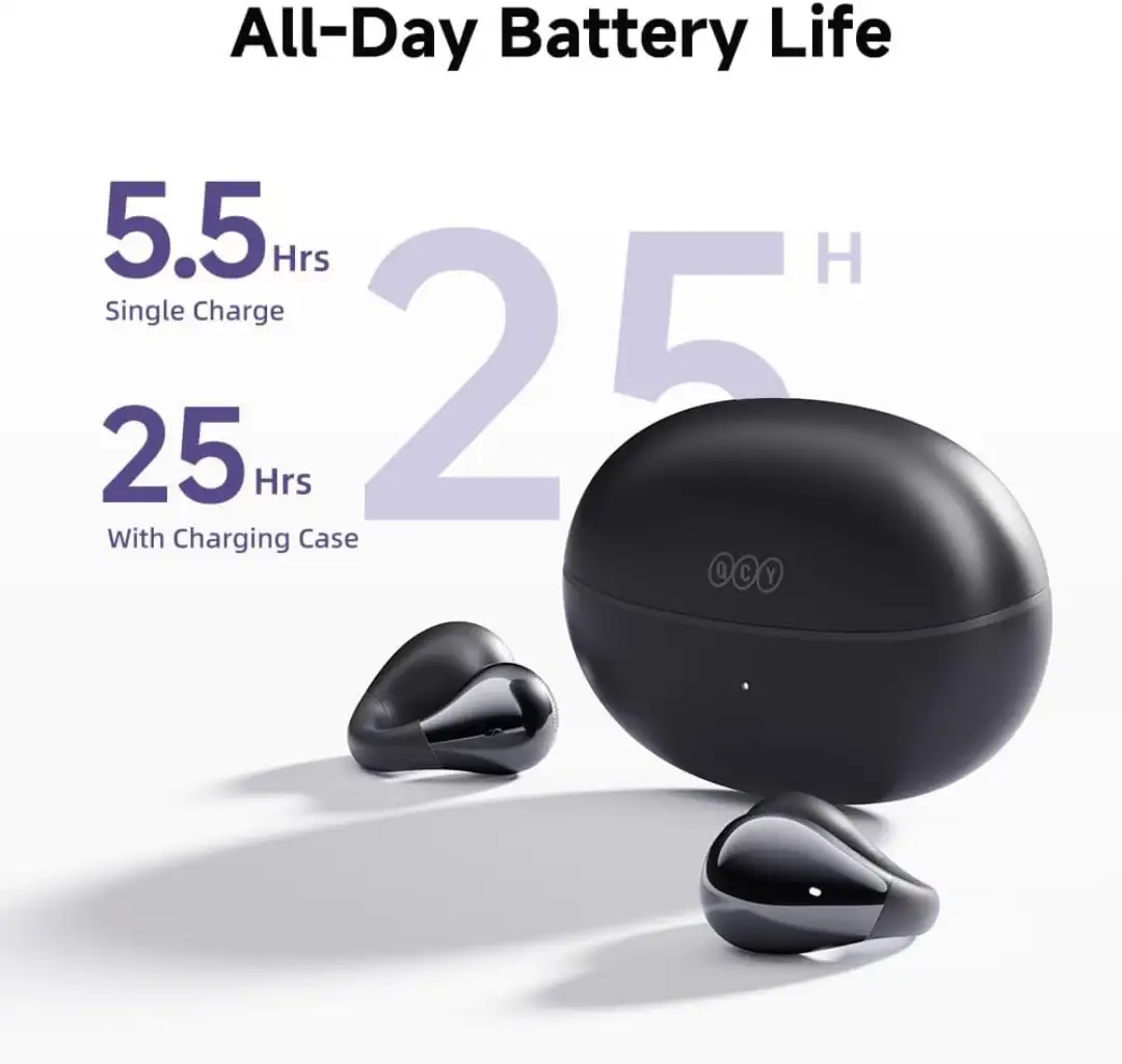 QCY Crossky C30S open-ear headphones with sleek design
