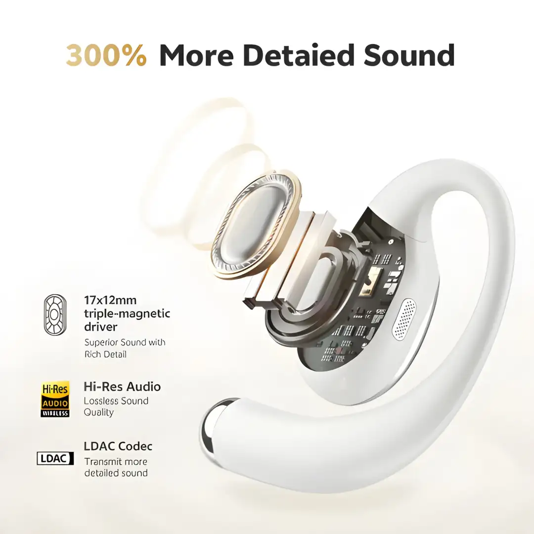 QCY R70 Bluetooth open ear headphones for comfort
