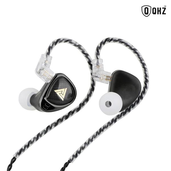 QKZ x HBB Khan 2DD Dynamic Driver HiFi IEM Earphone