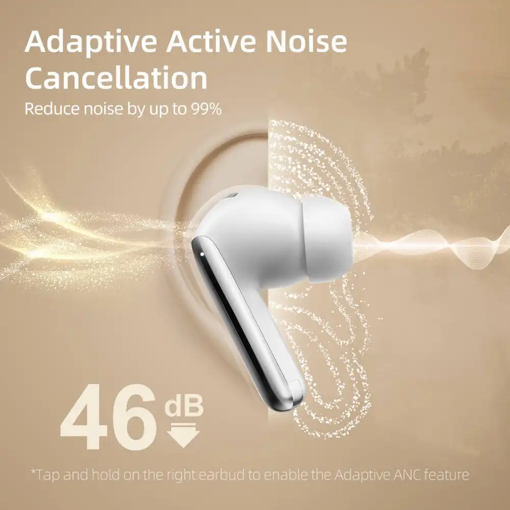QCY HT08 earbuds with 12mm dynamic drivers, ANC and LDAC audio