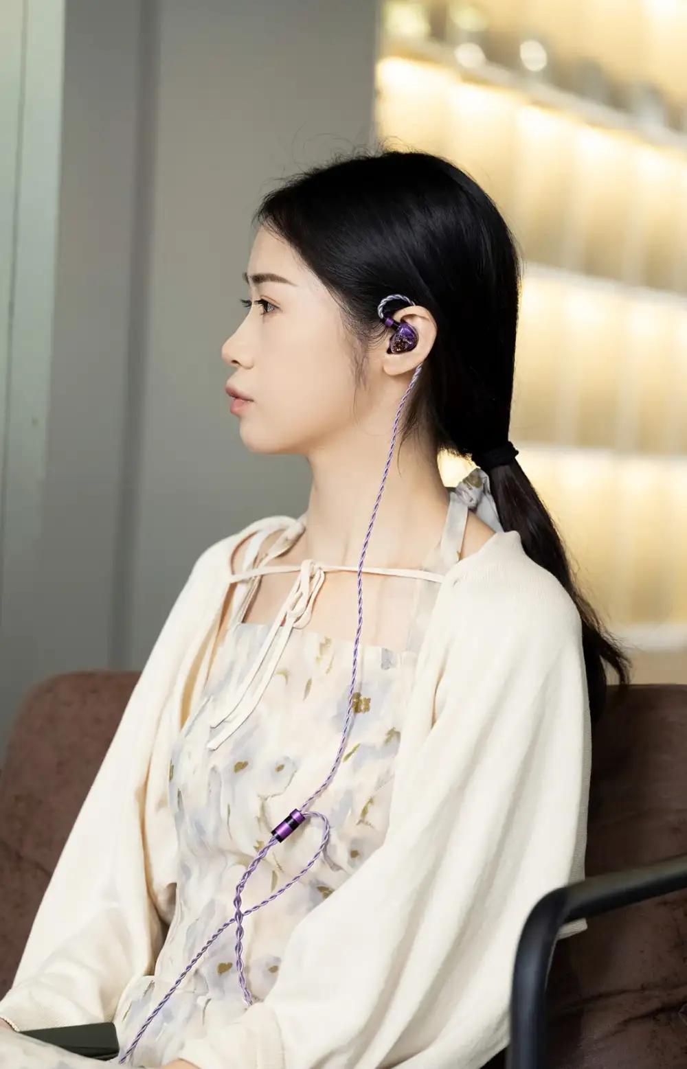 QoA Adonis New 1DD+2BA Hybrid In Ear Earphones Cable and Connectors