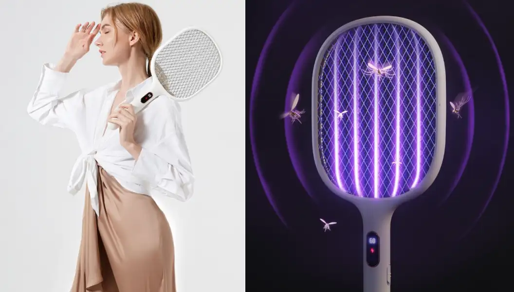 Qualitell S1 rechargeable mosquito swatter product features