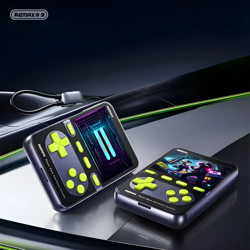 Remax FCP-13 power bank with built-in gaming console