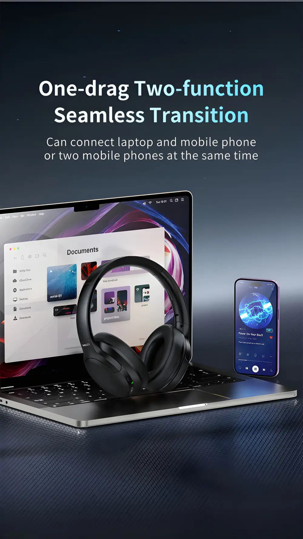 Stylish wireless earphone designed for daily comfort