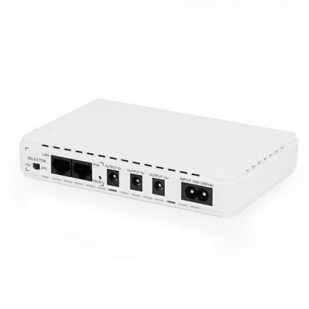 SKE 432P mini UPS for Router, ONU, Camera, 25 Watt 5v 9v 12v