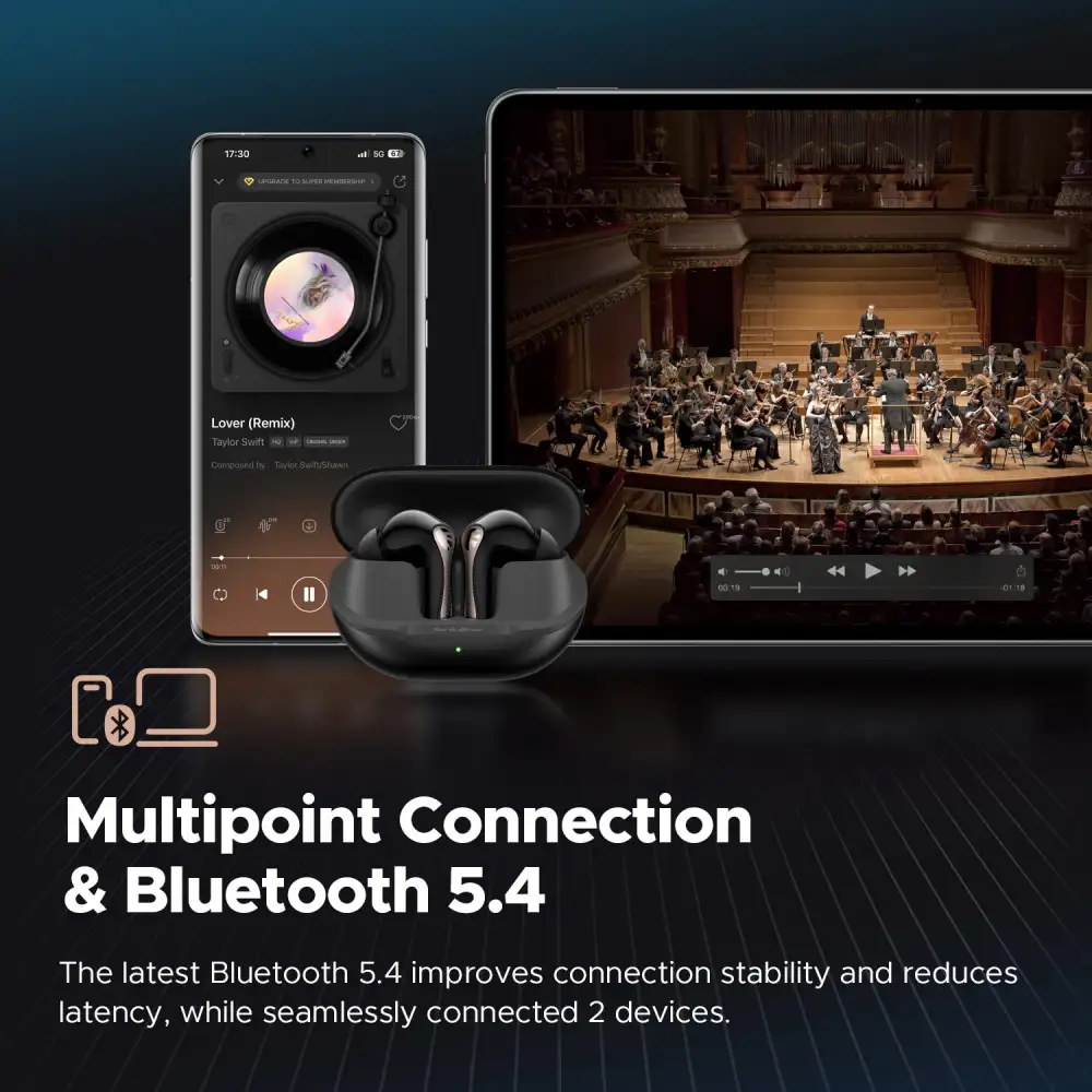 SOUNDPEATS Air5 Pro True Wireless Hi-Res Earbuds