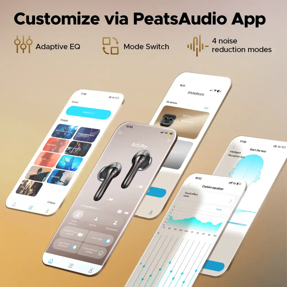 SOUNDPEATS Air5 Pro True Wireless Hi-Res Earbuds