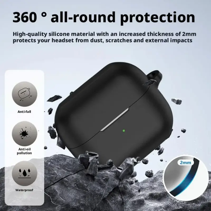 Samsung Galaxy Buds 3 Pro silicone protective case cover with shockproof design