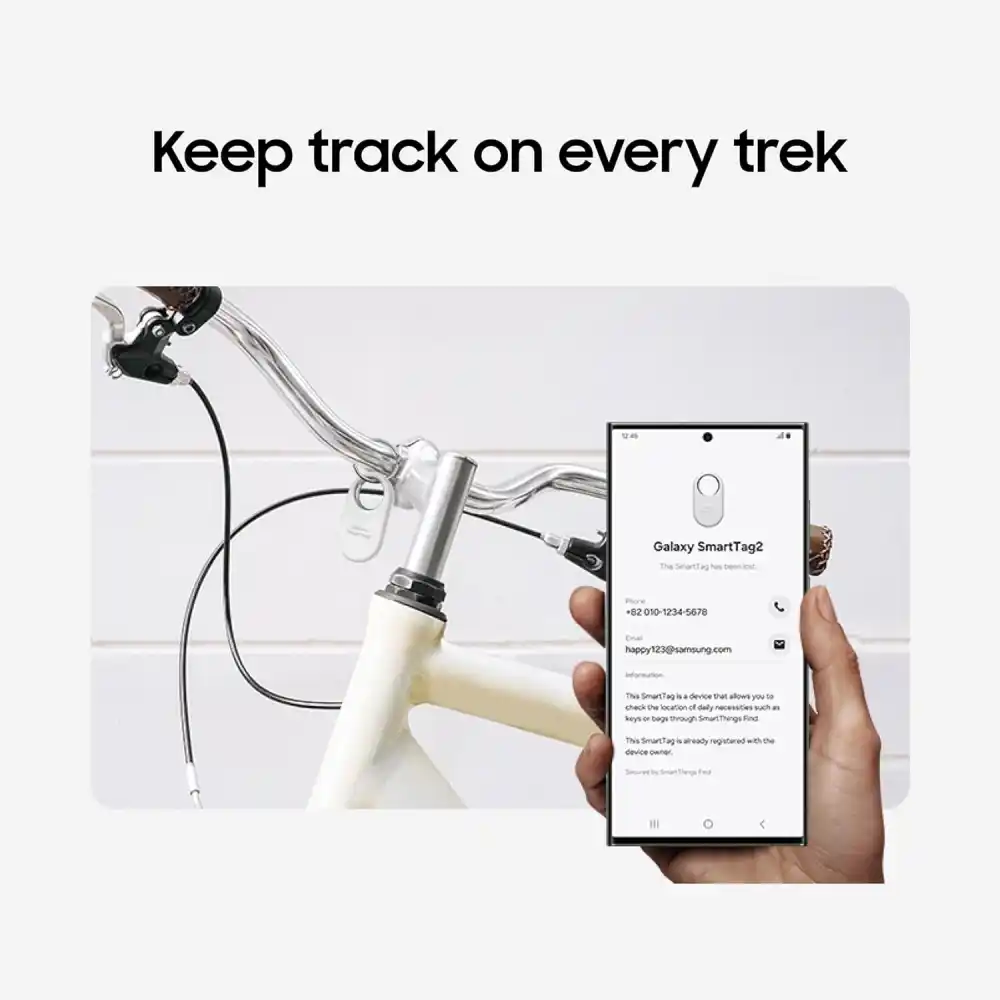 Demonstration of Samsung SmartTag2 IP67 water and dust resistance