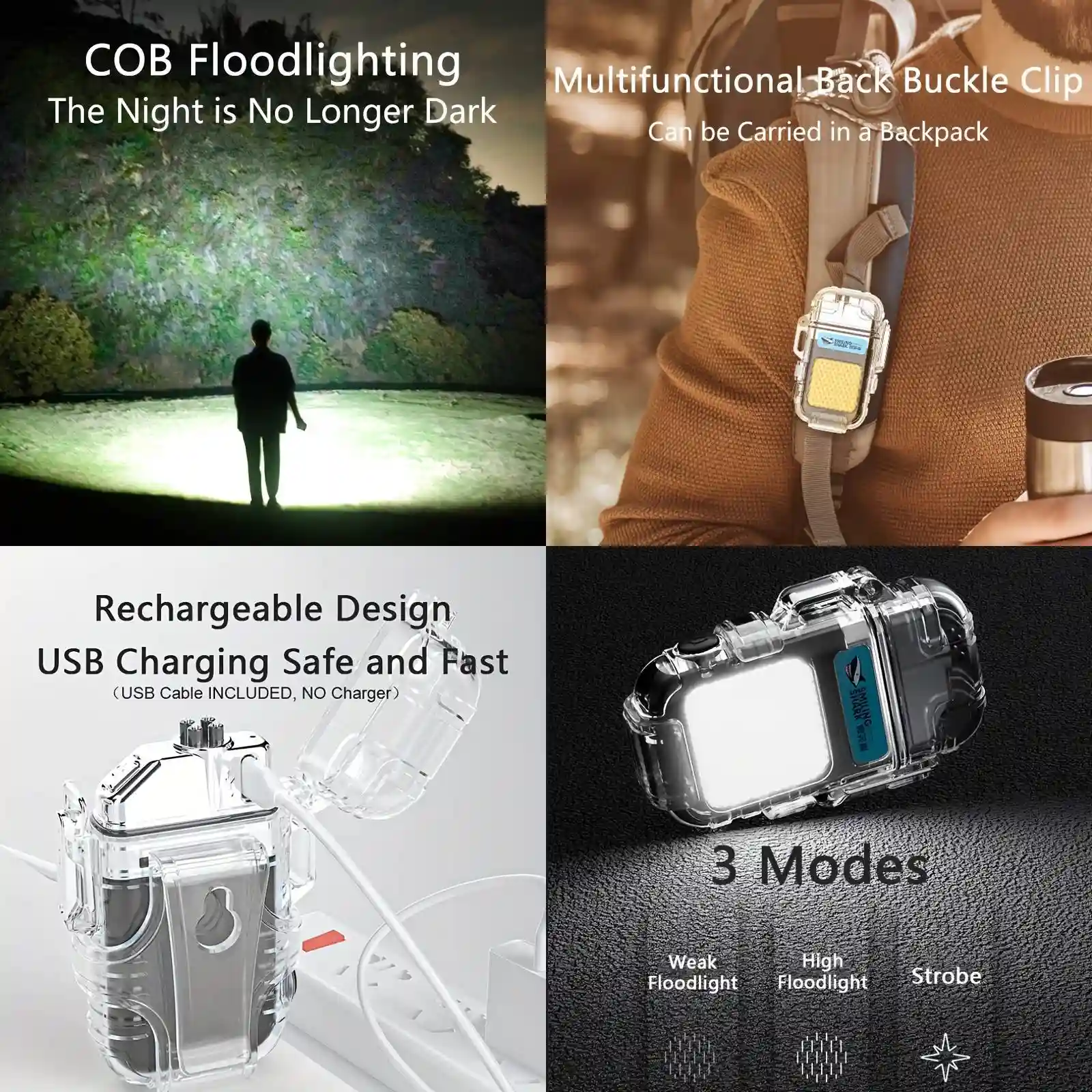 Smiling Shark TIP-0009 Flashlight