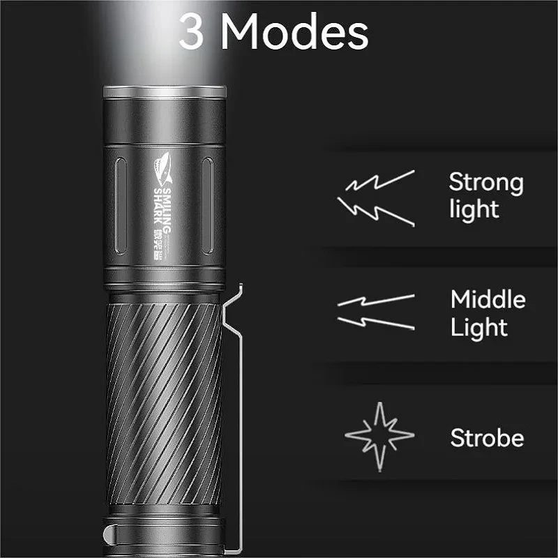 Smiling Shark SD7115 Portable Flashlight 