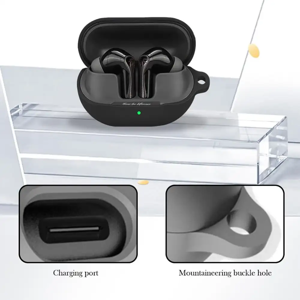 Silicone case for SoundPEATS Air5 Pro earbuds