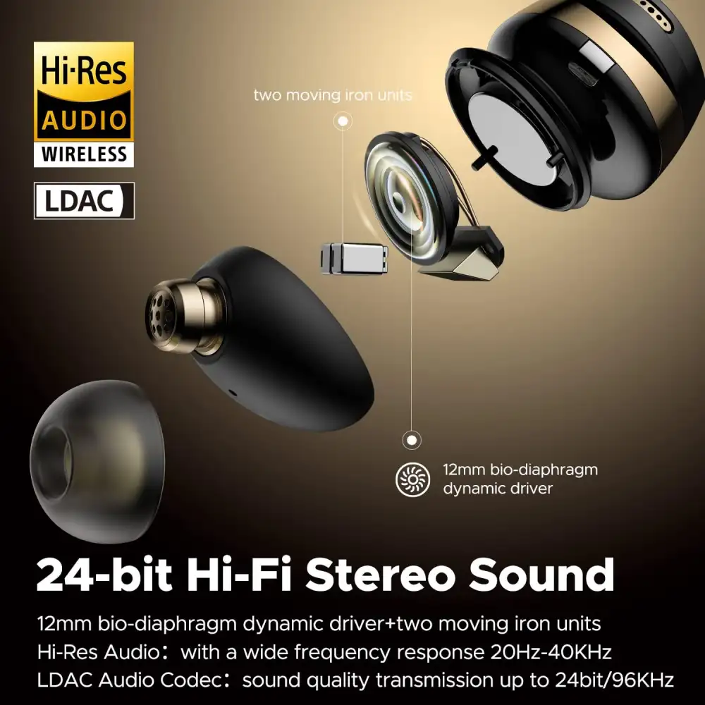 SoundPEATS Opera 05 True Wireless Hi-Res Earbuds with LDAC and ANC