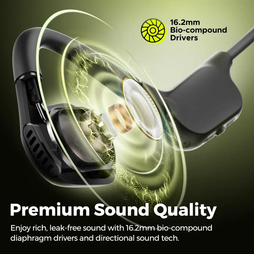 Lightweight SoundPEATS design with comfortable fit