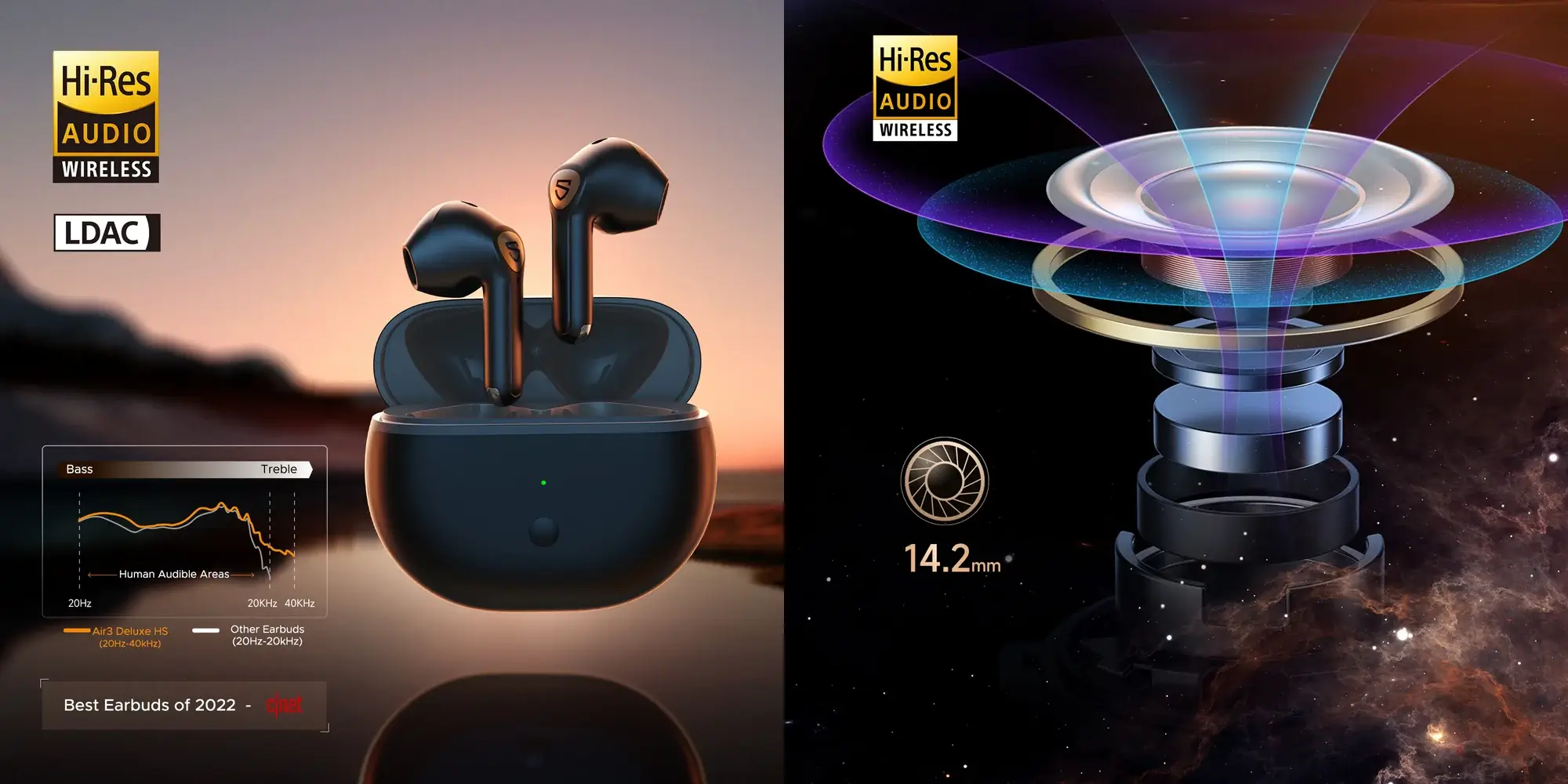 Soundpeats Air3 Deluxe HS with LDAC & Hi-Res Certifications