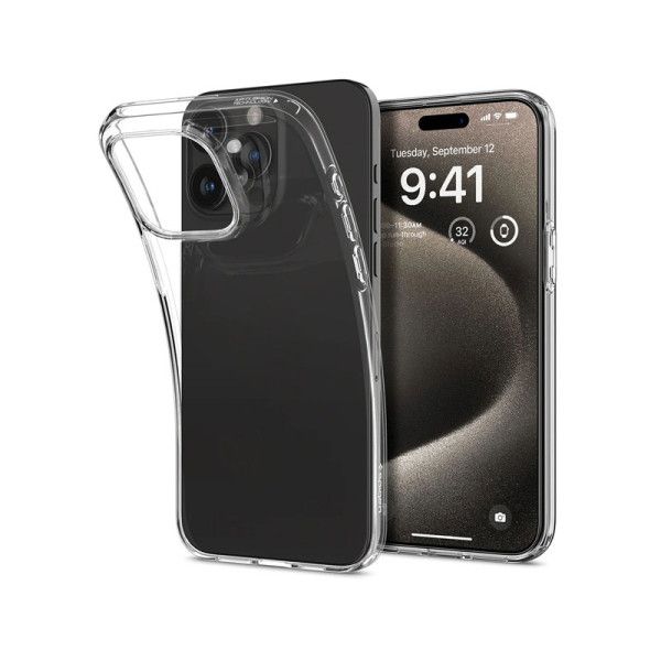 Spigen Crystal Flex TPU Protective Case for iPhone 15 Pro Max