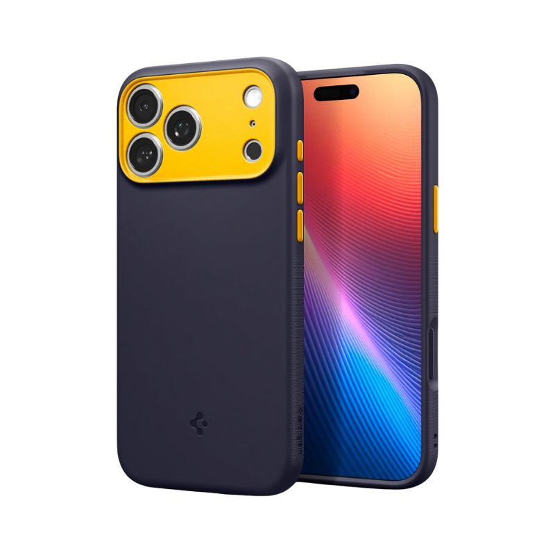 Spigen Nano Pop MagFit Case for iPhone 17 Pro Max, Blueberry Navy