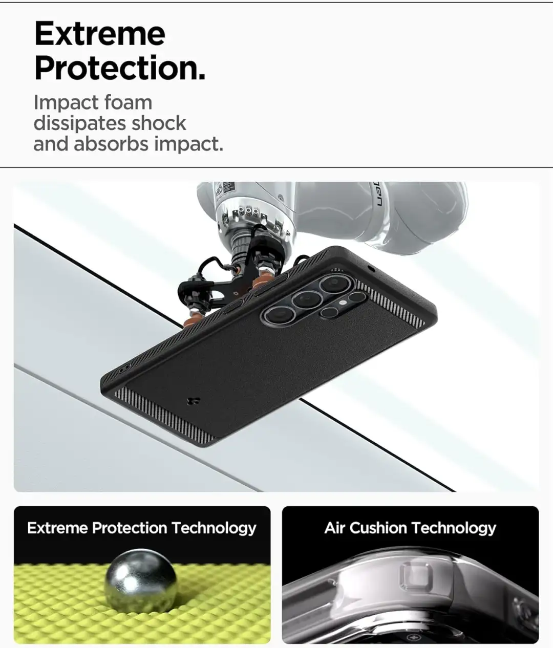 Spigen Rugged Armor MagFit case for Samsung S25 Ultra