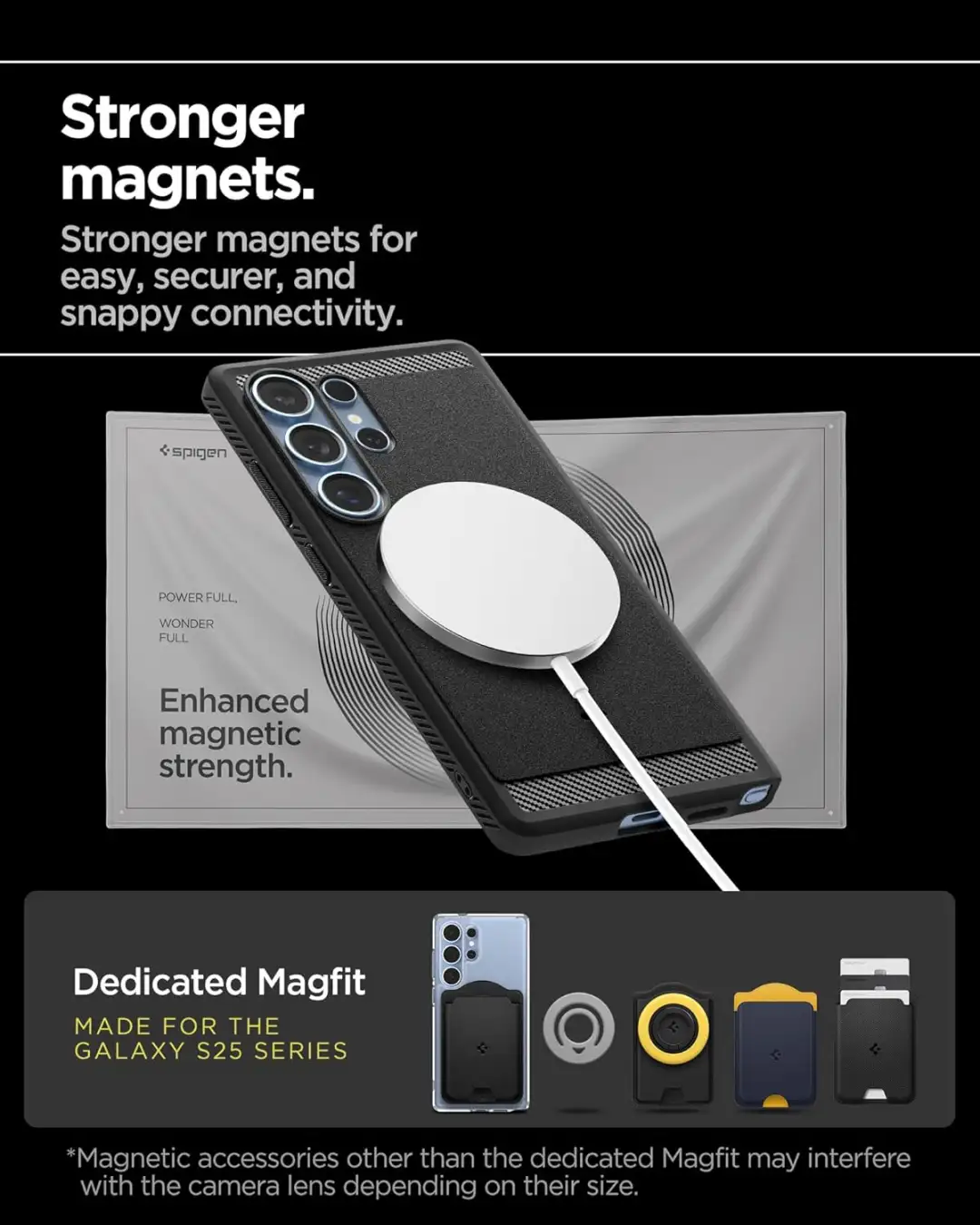 Premium Spigen protective MagFit case Galaxy S25 Ultra