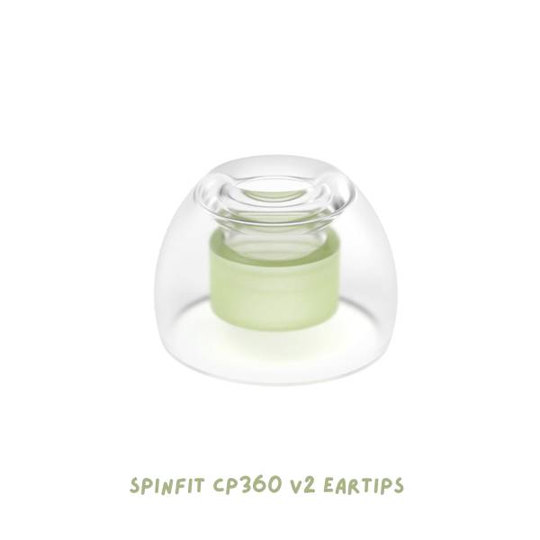 Spinfit CP360 V2 Eartips: TWS & In-Ear Fit