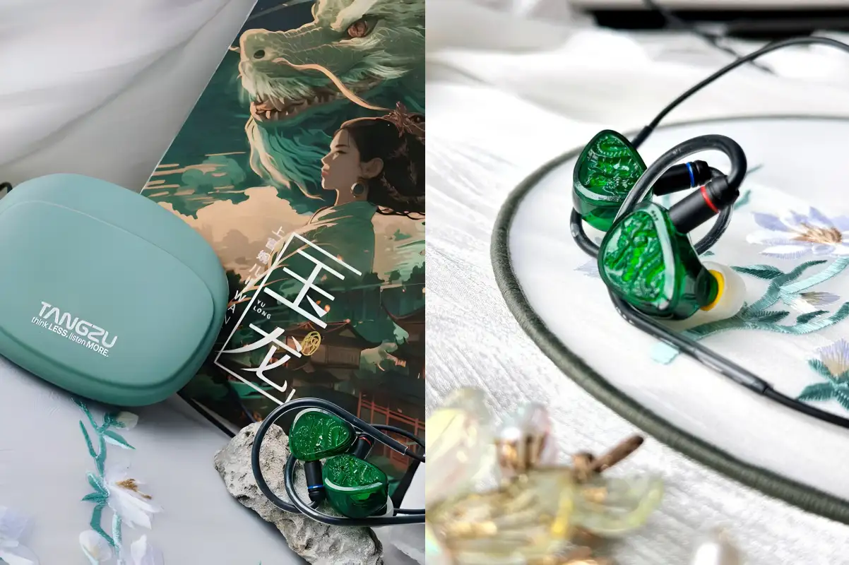 TANGZU WANER SG 2 Jade Dragon Edition 10mm PET Single Dynamic In-Ear Earphones