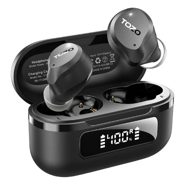 TOZO Aerosound 45db Hybrid ANC Wireless Earbuds