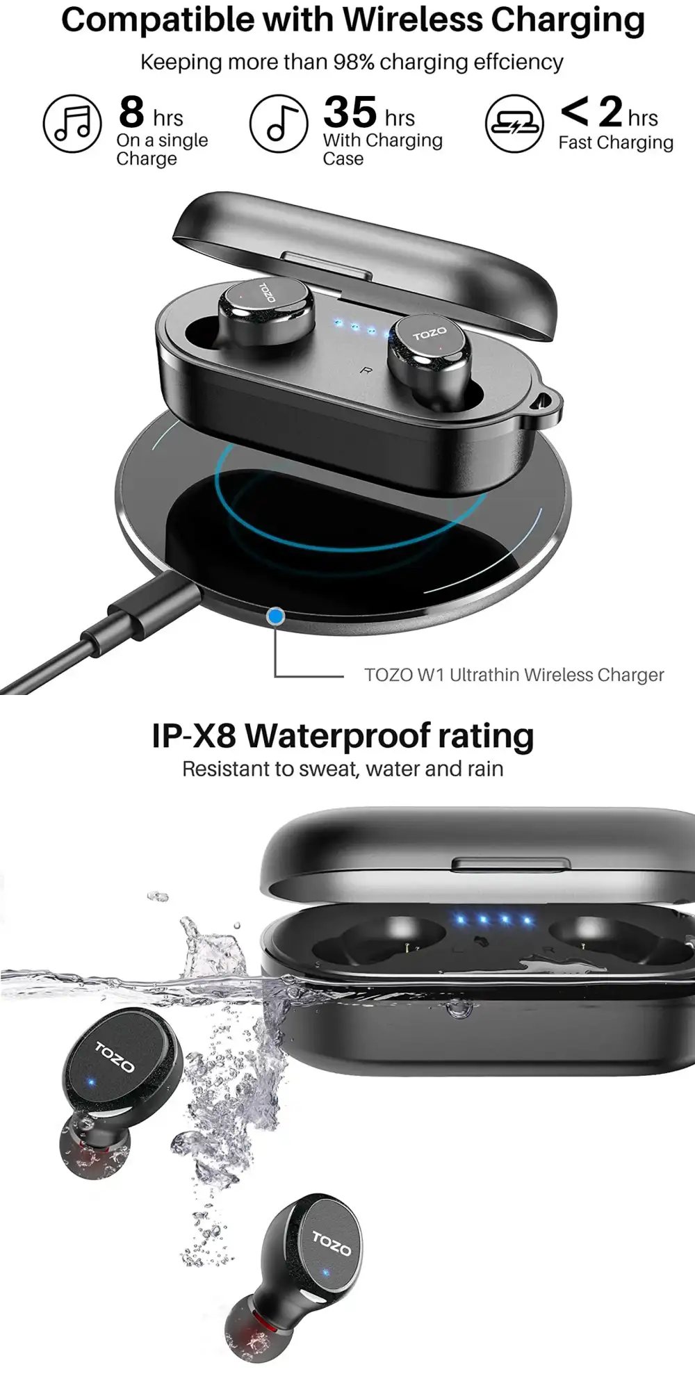 TOZO T10S True Wireless Earbuds