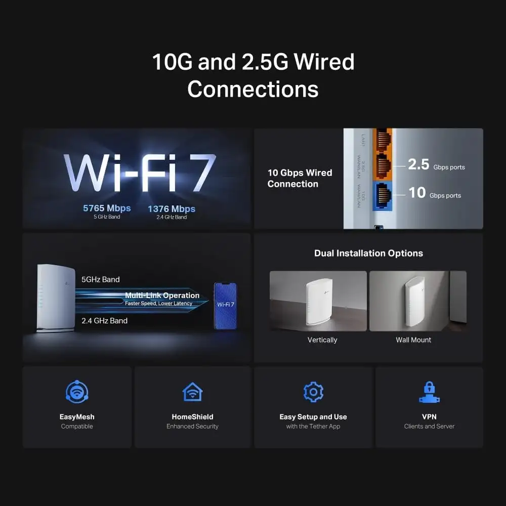 Next-gen Wi-Fi 7 router built for gaming and streaming