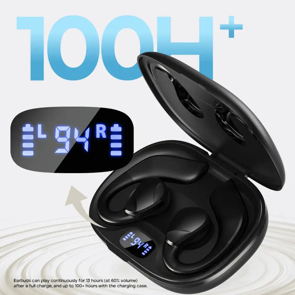 Tribit OpenGo open-ear earbuds for safe outdoor listening