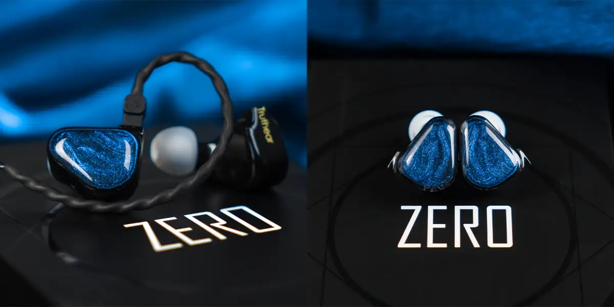 TRUTHEAR x Crinacle ZERO Blue in-ear monitor earphones