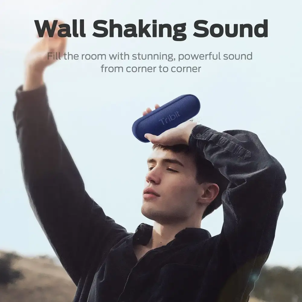 Tribit XSound Go Bluetooth Speaker Front View