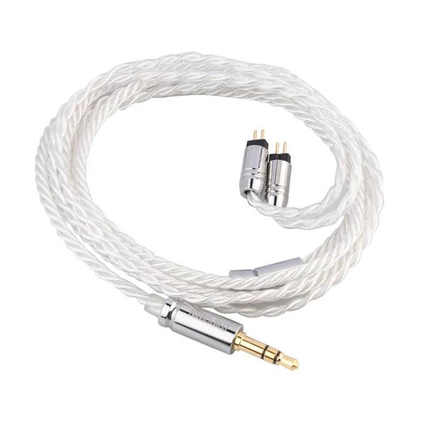 Tripowin Solstice 26AWG Silver-Plated Copper IEM Upgrade Cable 0.78mm 2Pin