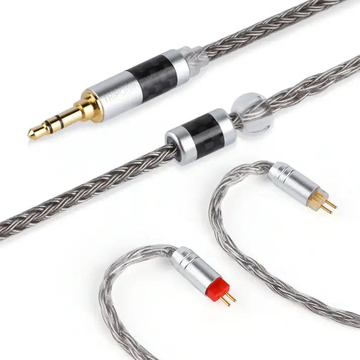 Tripowin Zonie 32AWG 16 Core Silver Plated Cable SPC Earphone Cable
