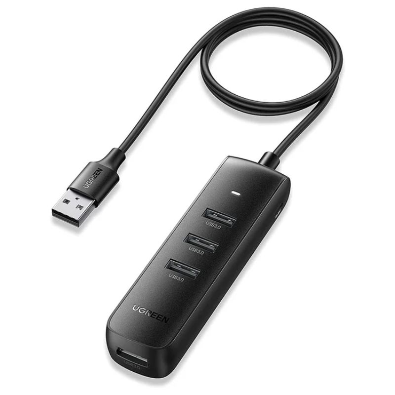 UGREEN 20486 0.5m USB Hub 4 Ports USB Adapter USB 3.0 Data Transfer Converter