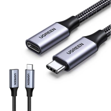 UGREEN 30205 USB-C Extension Cable Gen2, 1m Braided | US372