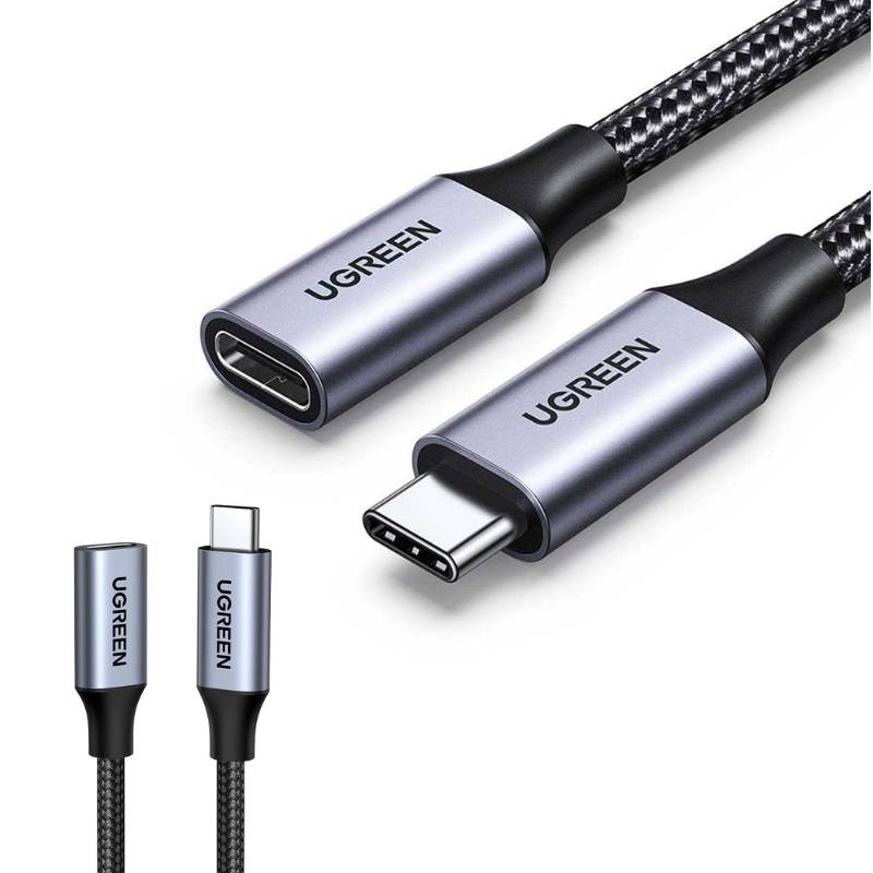 UGREEN 30205 USB-C Extension Cable Gen2, 1m Braided | US372