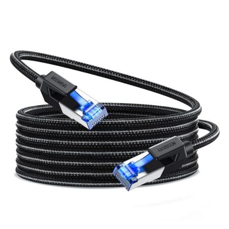UGREEN 30795 Cat8 Pure Copper Ethernet Cable Braided 10m (Black)