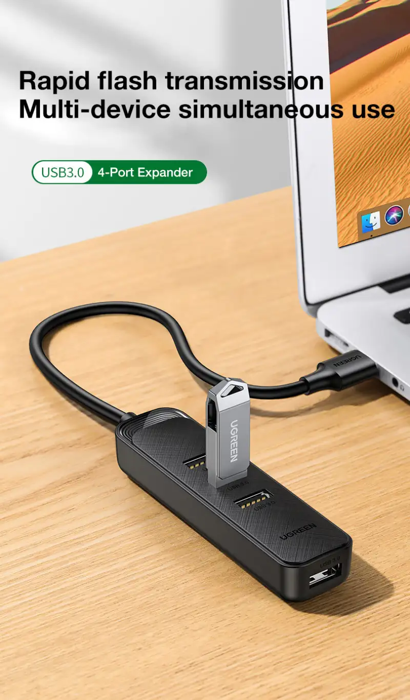 UGREEN 4-in-1 Type-C docking station for versatile use