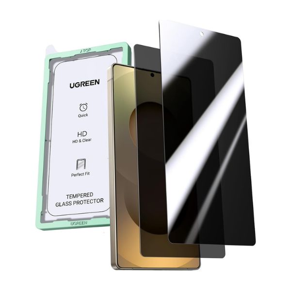 UGREEN 65171 Privacy Screen Protector for Samsung S25 Ultra with Installation Frame (2 Pack)