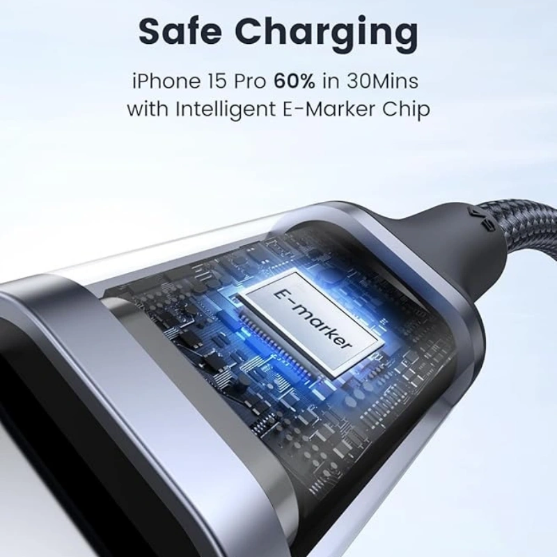 UGREEN L502 USB-C to USB-C 100W Braided Fast Charging Cable