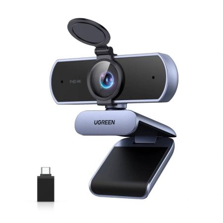 UGREEN 65381 4K USB Webcam CM831 30Hz Camera with Type-C Adapter