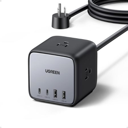 UGREEN CD268 65W USB C GaN Charging Station-7 Ports Desktop Charger (90906)